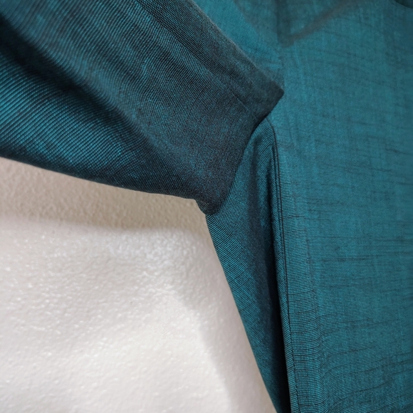 New York & Company Stretch Green Esmeralda Teal Straight Leg Pants Sz 6 Low Rise - Picture 11 of 16